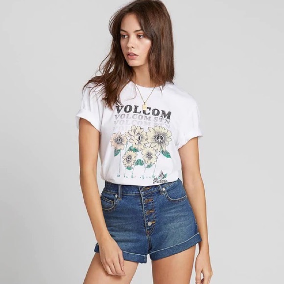 🔆VOLCOME🔆 VOL STONE HIGH RISE SHORTS - Picture 4 of 12